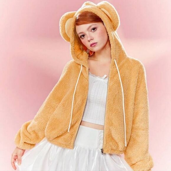 Cardcaptor Sakura Kero Plush Zip Up Hoodie - Picture 3 of 4